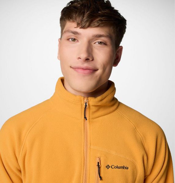 Men Columbia Fast Trek™ III Half Zip Fleece Yellow | US-LYIAOP-651