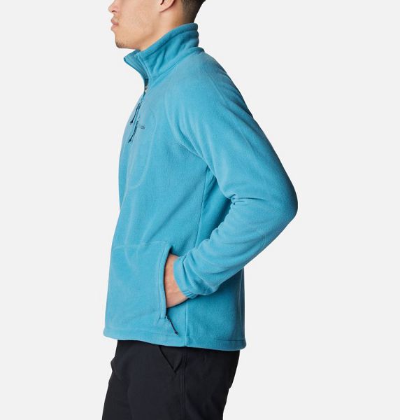 Men Columbia Fast Trek™ II Fleece Jackets Blue | US-DVZIMO-213