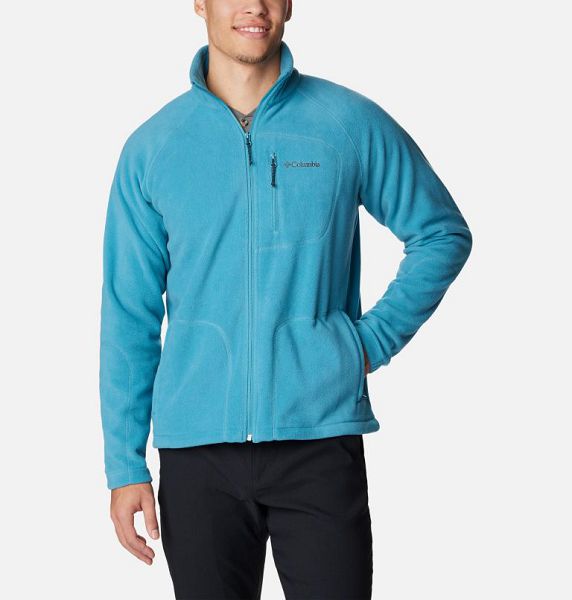 Men Columbia Fast Trek™ II Fleece Jackets Blue | US-DVZIMO-213