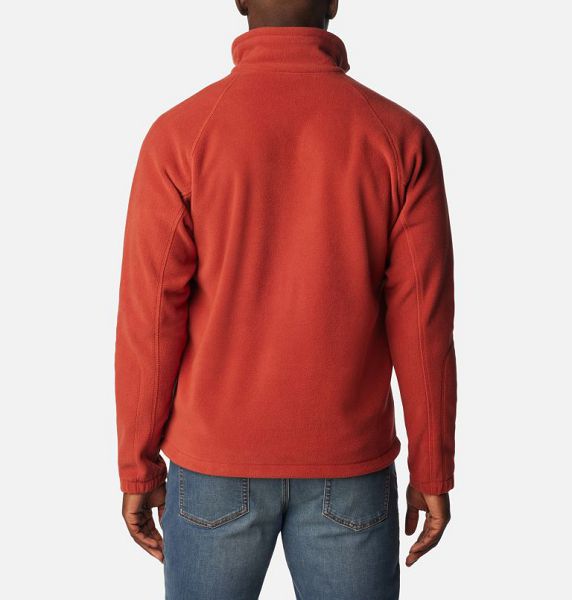 Men Columbia Fast Trek™ II Fleece Jackets Red | US-EFUQKJ-812