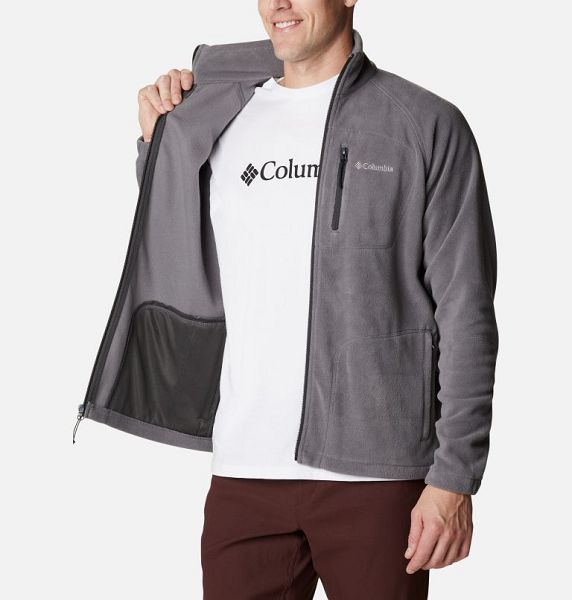 Men Columbia Fast Trek™ II Fleece Jackets Grey | US-LRPWNI-261