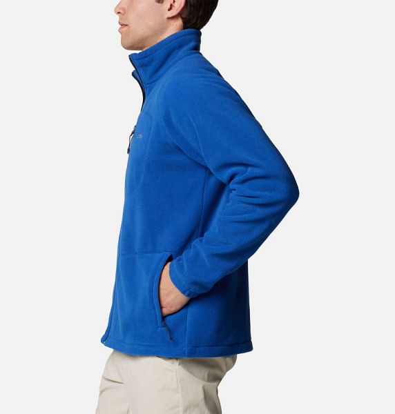 Men Columbia Fast Trek™ II Fleece Jackets Blue | US-IHGFNS-456