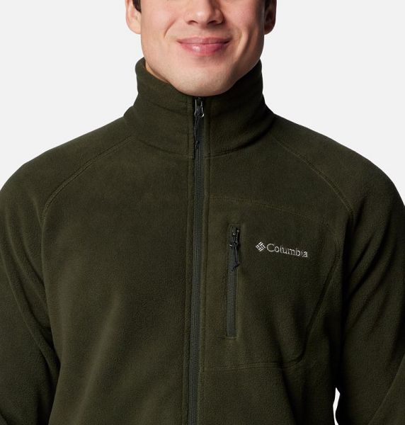 Men Columbia Fast Trek™ II Fleece Jackets Deep Green | US-TDWYHX-283