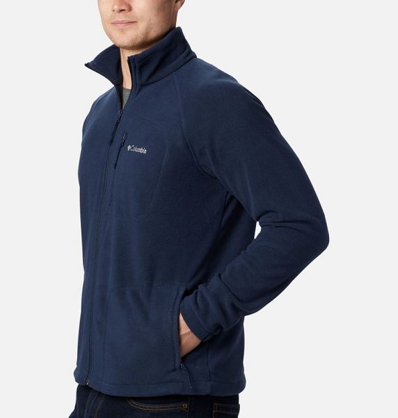 Men Columbia Fast Trek™ II Fleece Jackets Navy | US-YJSBNQ-308