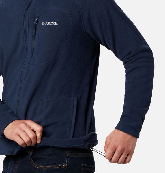 Men Columbia Fast Trek™ II Fleece Jackets Navy | US-YJSBNQ-308