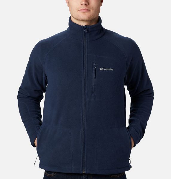 Men Columbia Fast Trek™ II Fleece Jackets Navy | US-YJSBNQ-308