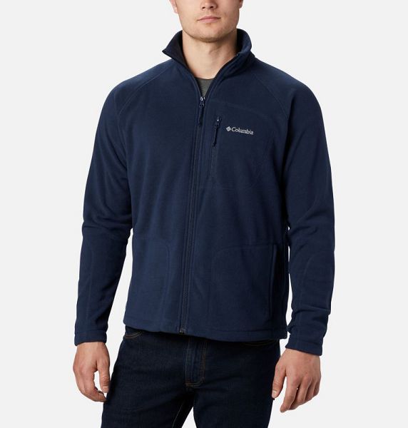 Men Columbia Fast Trek™ II Fleece Jackets Navy | US-YJSBNQ-308