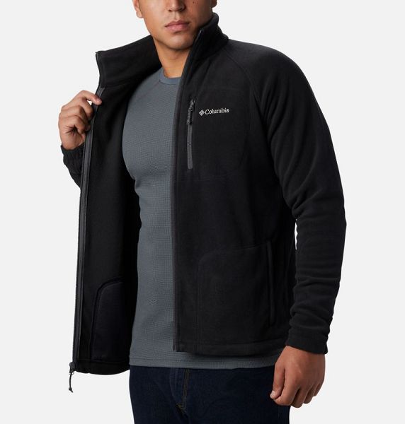 Men Columbia Fast Trek™ II Fleece Jackets Black | US-NUCAIF-463