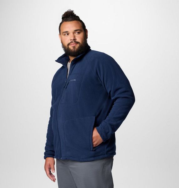 Men Columbia Fast Trek™ II Full Zip Fleece Navy | US-NSVFUK-159