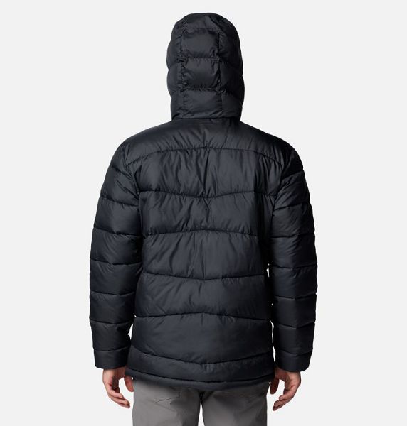 Men Columbia Fivemile Butte™ II Hooded Puffer Jacket Black | US-YRMIGE-259