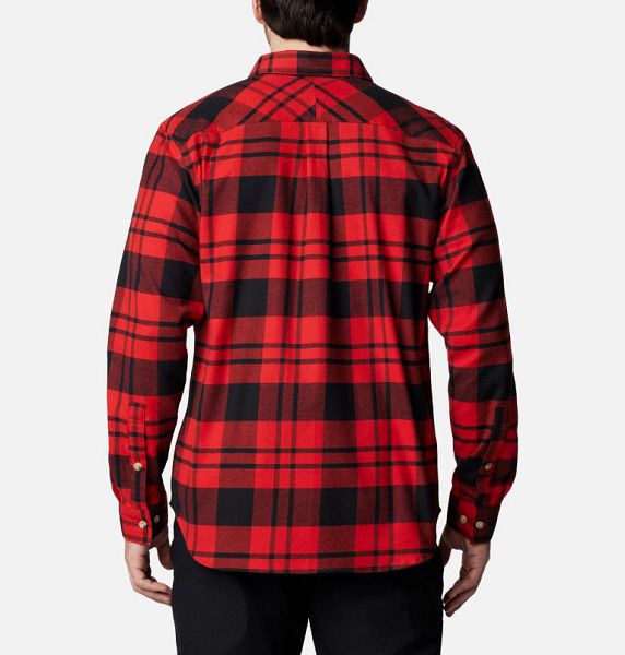 Men Columbia Flare Gun™ Stretch Flannel Shirts Red | US-AJHCWE-841