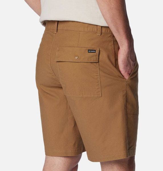 Men Columbia Flex ROC™ Utility Shorts Khaki | US-HQWLRG-014