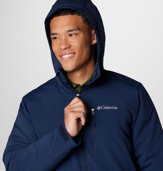 Men Columbia Gate Racer™ II Softshell Jackets Navy | US-MKTSIZ-853