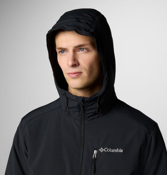 Men Columbia Gate Racer™ II Softshell Jackets Black | US-HAOQMC-026