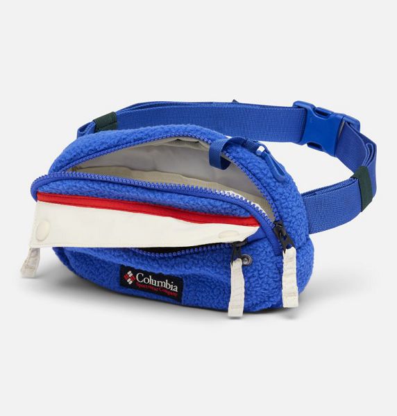 Men Columbia Helvetia™ Sherpa Hip Pack Belt Bags Blue / Red | US-ZLQDIG-957