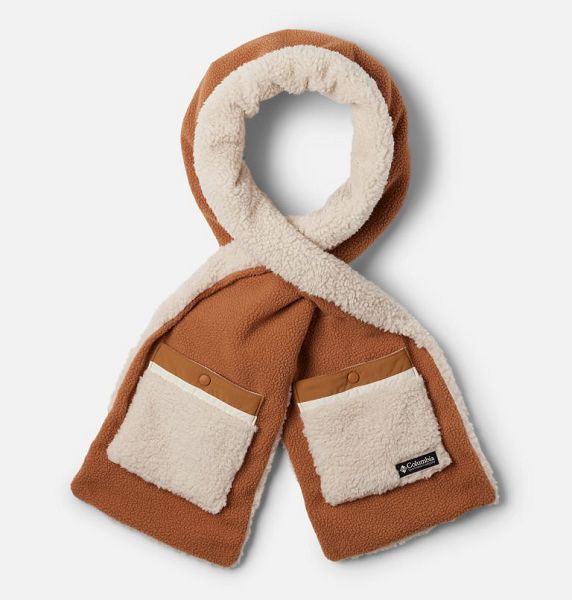 Men Columbia Helvetia™ Sherpa Scarf Brown / Dark Grey | US-UKGNZL-652