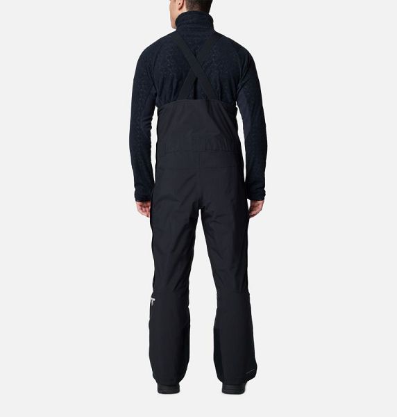 Men Columbia Highland Summit™ II Waterproof Bib Pants Black / Black | US-UKTEAO-213