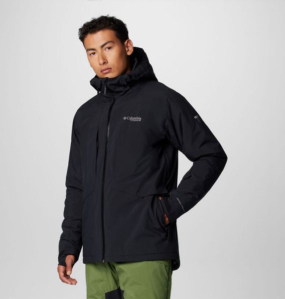 Men Columbia Highland Summit™ II Waterproof Ski Jackets Black | US-HZVNYO-361