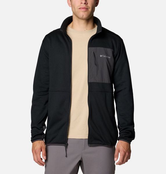 Men Columbia Hike™ II Technical Fleece Jackets Black | US-BYLDIV-436