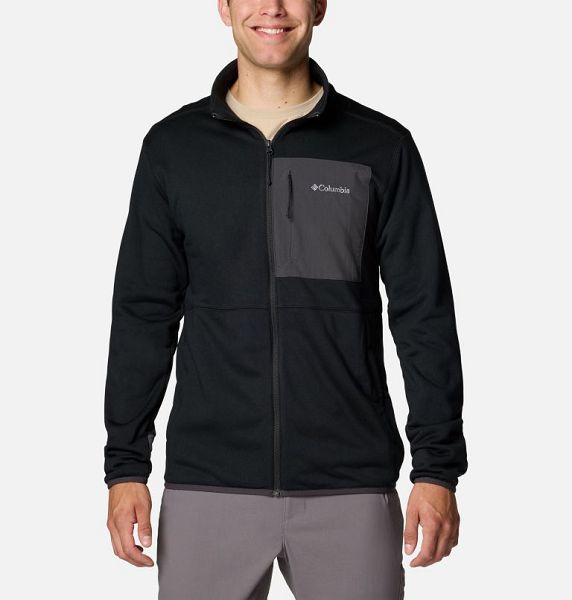 Men Columbia Hike™ II Technical Fleece Jackets Black | US-BYLDIV-436