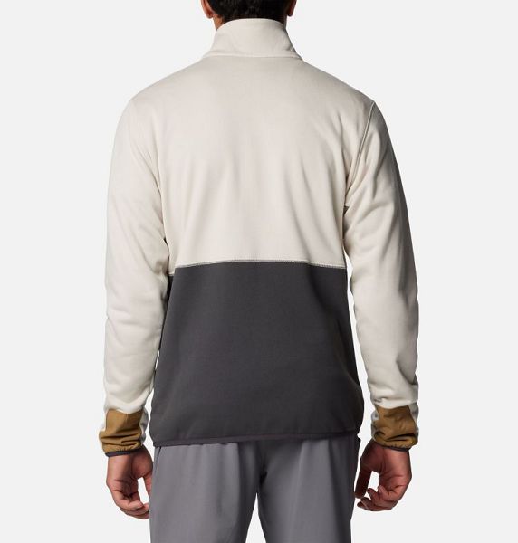 Men Columbia Hike™ II Technical Fleece Jackets Dark Grey | US-QJBNAO-820