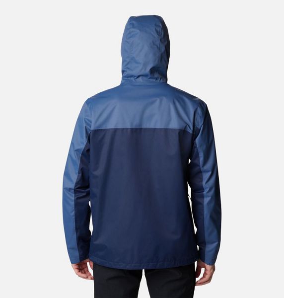 Men Columbia Hikebound™ Waterproof Hiking Jackets Dark Blue / Navy | US-DJKYIM-732