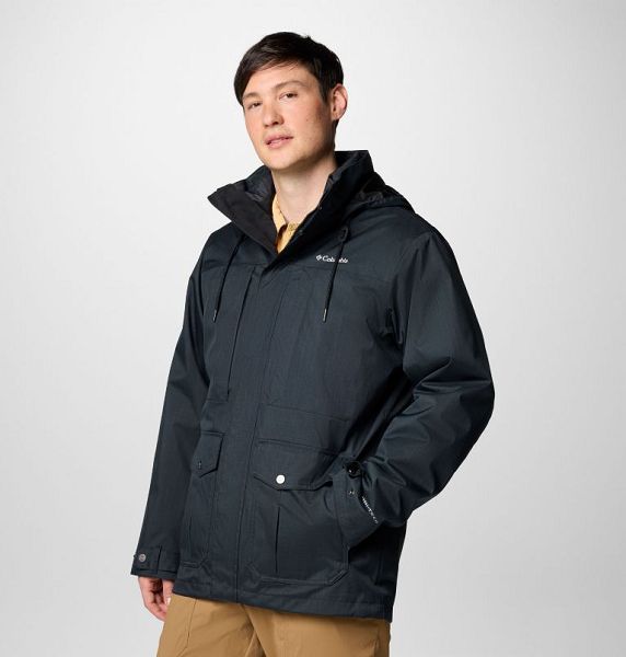 Men Columbia Horizons Pine™ II Waterproof 3 In 1 Jackets Black | US-SWJGBF-852