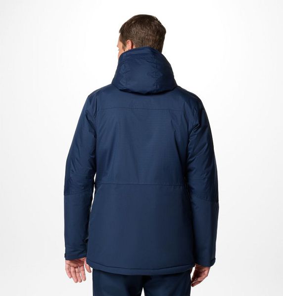 Men Columbia Iceberg Point™ II Waterproof Ski Jackets Navy | US-OXWZML-962