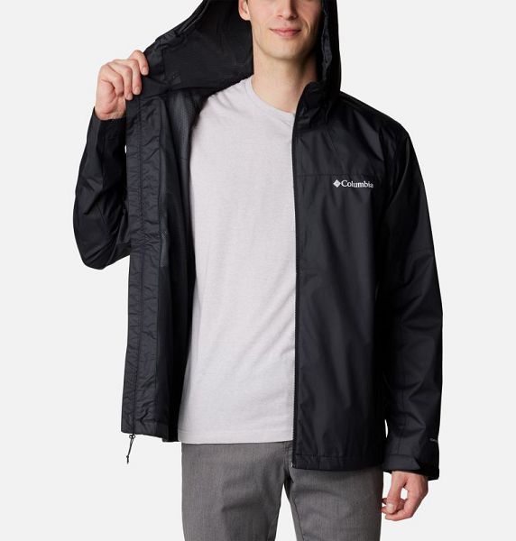 Men Columbia Inner Limits™ IV Waterproof Jackets Black | US-ZCJONH-087