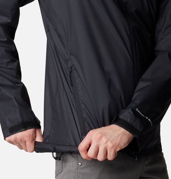 Men Columbia Inner Limits™ IV Waterproof Jackets Black | US-ZCJONH-087