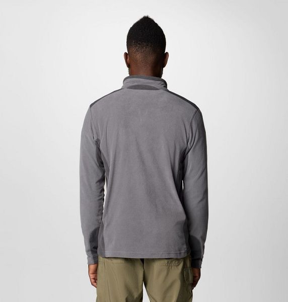 Men Columbia Klamath Range™ Fleece Jackets Grey / Dark Grey | US-GNBCVT-851