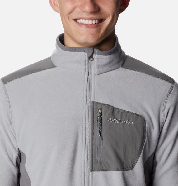 Men Columbia Klamath Range™ Fleece Jackets Grey / Grey | US-RQITOY-372