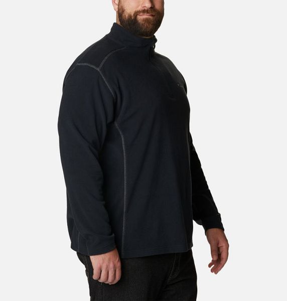 Men Columbia Klamath Range™ II Half Zip Fleece Black | US-ARULDC-892