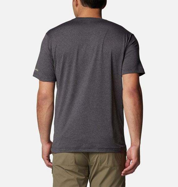 Men Columbia Kwick Hike™ Technical T-Shirt Black | US-XJMCSZ-145