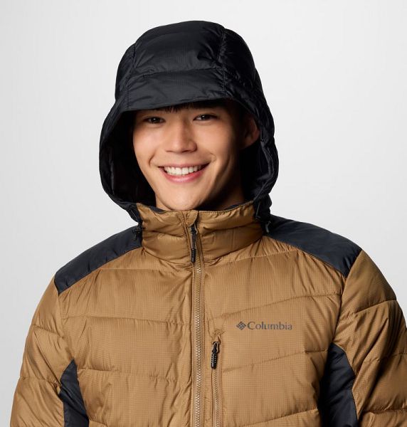 Men Columbia Labyrinth Loop™ II Insulated Hooded Jackets Black | US-YSMTUI-548