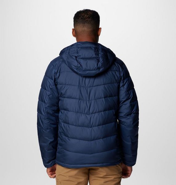 Men Columbia Labyrinth Loop™ II Insulated Hooded Jackets Navy | US-CIKPWY-145