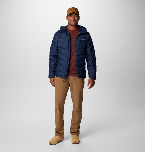 Men Columbia Labyrinth Loop™ II Insulated Hooded Jackets Navy | US-CIKPWY-145