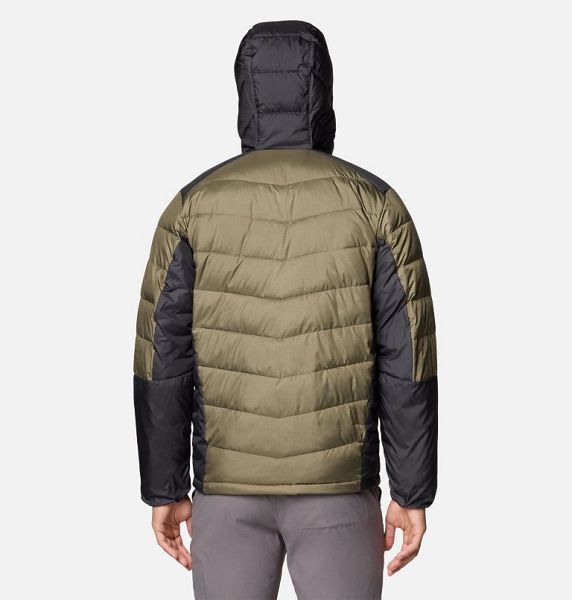 Men Columbia Labyrinth Loop™ II Insulated Hooded Jackets Grey / Green / Dark Grey | US-JAXSFK-169