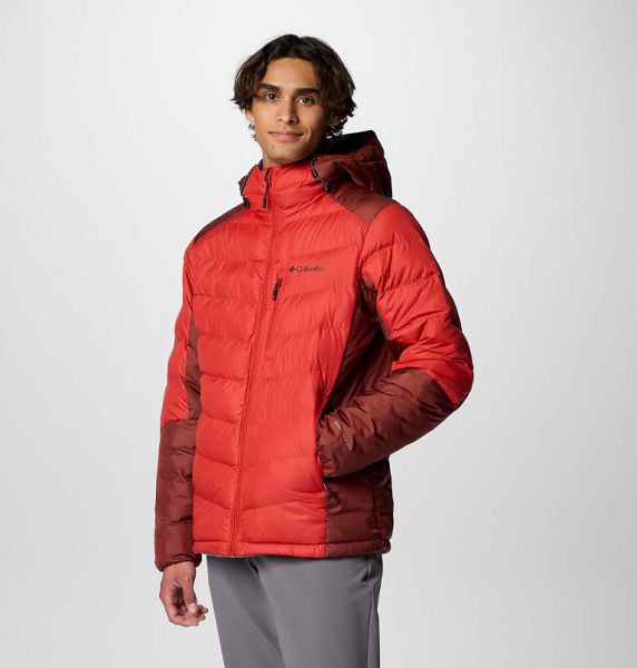 Men Columbia Labyrinth Loop™ II Insulated Hooded Jackets Red / Brown | US-VNFAGY-156