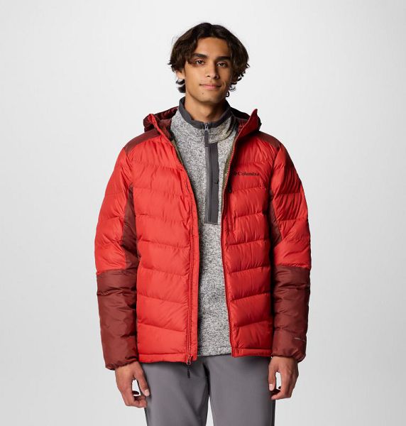 Men Columbia Labyrinth Loop™ II Insulated Hooded Jackets Red / Brown | US-VNFAGY-156