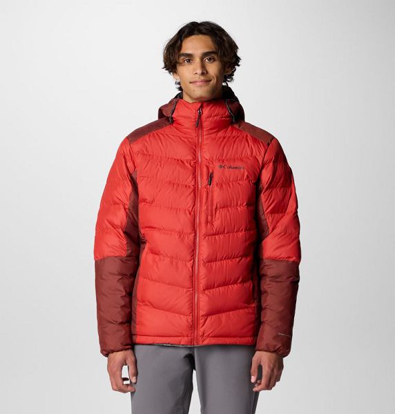 Men Columbia Labyrinth Loop™ II Insulated Hooded Jackets Red / Brown | US-VNFAGY-156