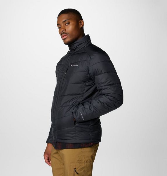 Men Columbia Labyrinth Loop™ II Insulated Jackets Black | US-CYKGQT-768