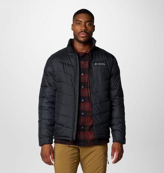 Men Columbia Labyrinth Loop™ II Insulated Jackets Black | US-CYKGQT-768