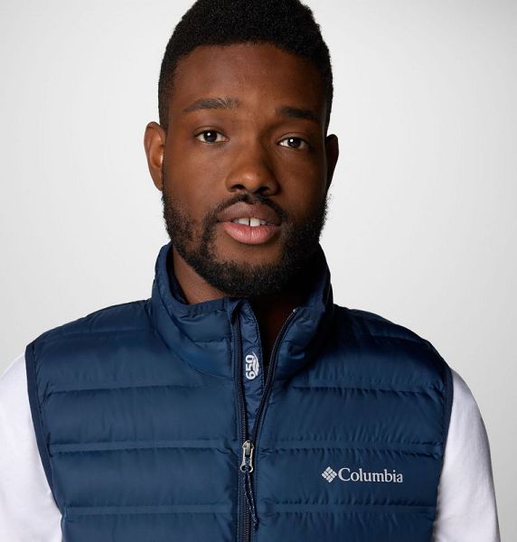 Men Columbia Lake 22™ II Down Gilet Navy | US-WVUZGE-219