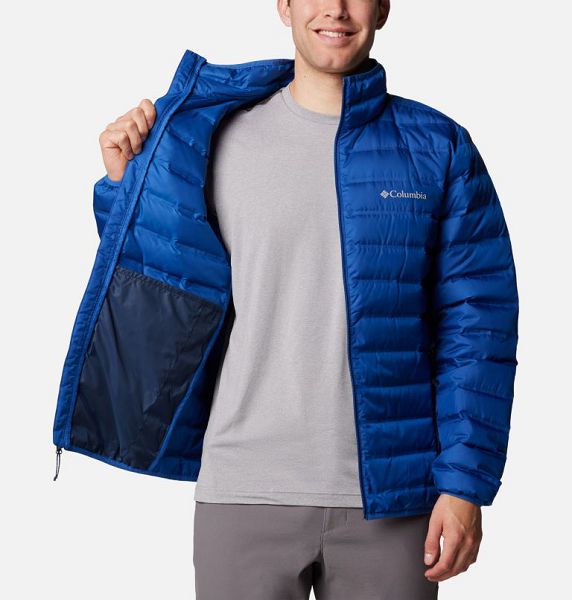 Men Columbia Lake 22™ II Down Jackets Blue | US-DVZAKR-826