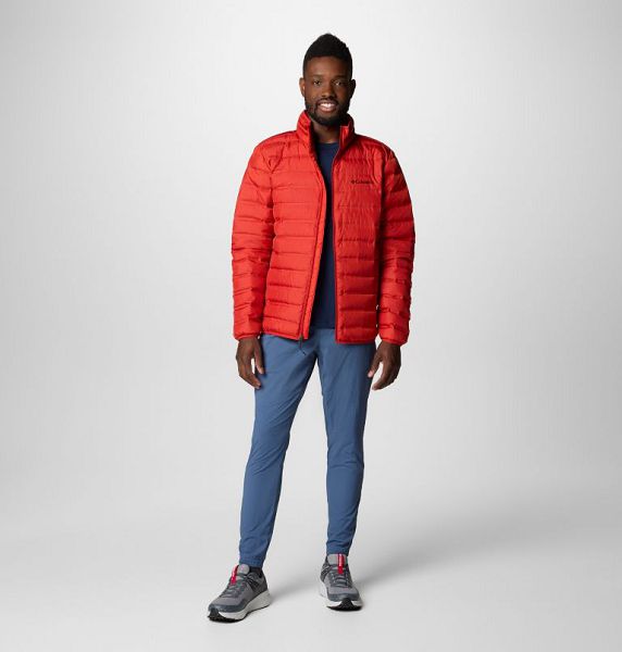 Men Columbia Lake 22™ II Down Jackets Red | US-VTMEFC-642