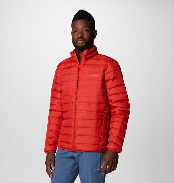 Men Columbia Lake 22™ II Down Jackets Red | US-VTMEFC-642