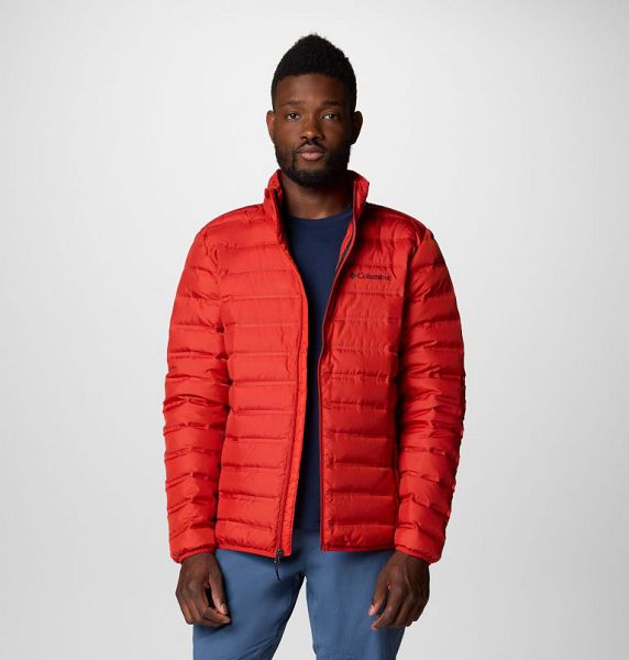 Men Columbia Lake 22™ II Down Jackets Red | US-VTMEFC-642