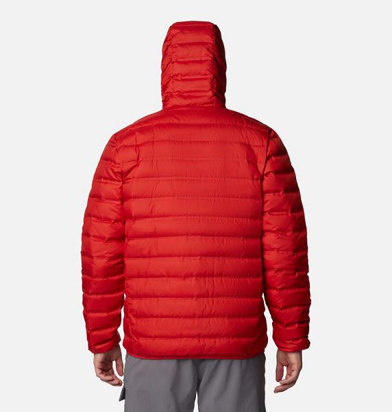 Men Columbia Lake 22™ II Hooded Down Jackets Red | US-TLKGMO-164