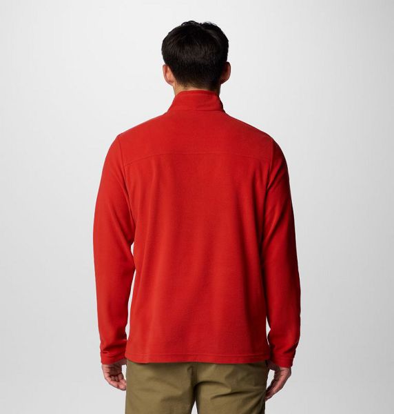 Men Columbia Lake Aloha™ Half Zip Fleece Red | US-AZFVCN-468